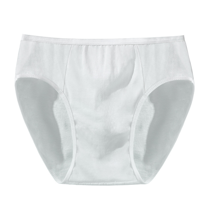 남성용 트라이앵글 폴리에스터 화이트 모델(싱글팩)