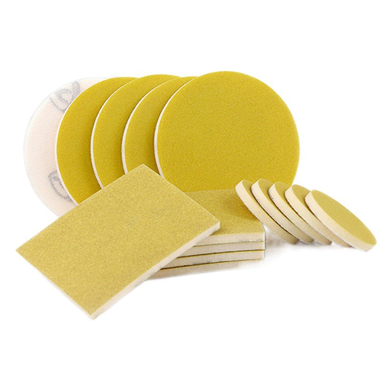 Оптовый производитель наждачной бумаги JINSHIBO для автомобильной детализации, высокоточной обработки древесины и полировки криволинейных поверхностей с помощью губчатой наждачной бумаги.