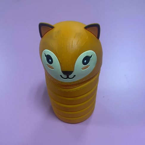 접이식 모델 - 대형 노란색 여우