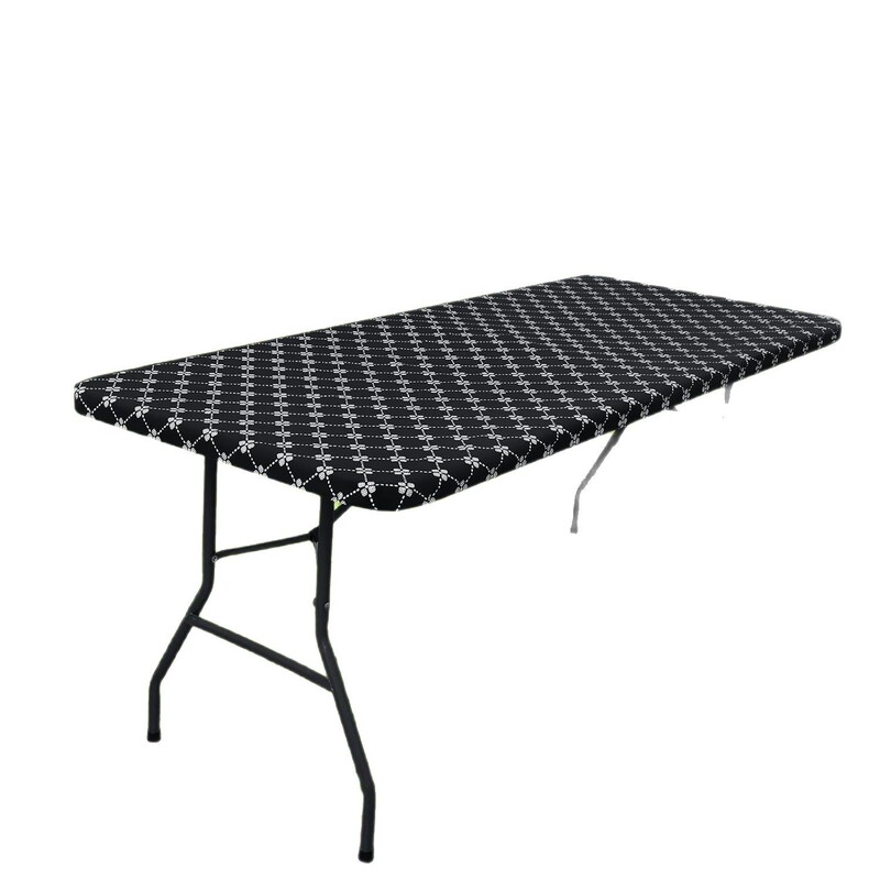 国境を越えてよく売れているのは、テーブルカバー付きの屋外防塵庭のテーブルカバーゴムの野食卓の布プリントの弾力性テーブルカバーです。|undefined