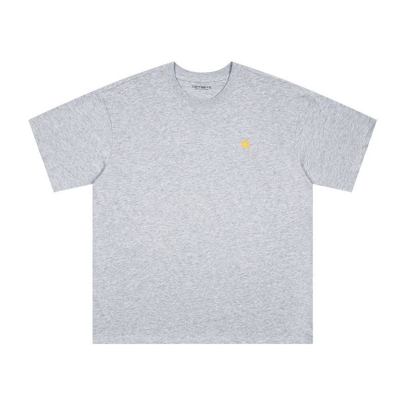 Классический рабочий стиль футболка Carhartt из чистого хлопка, плотная дышащая ткань, та же стилистика для мужчин и женщин, уличная мода Kahart с коротким рукавом