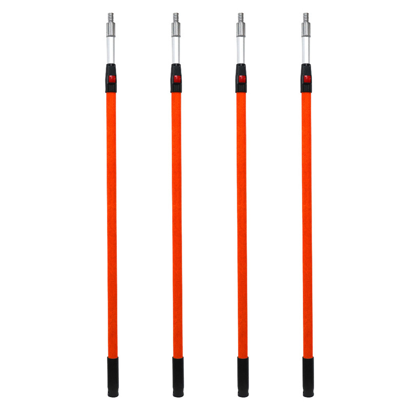 1.2m-2.4m 按压锁 玻璃纤维伸缩杆 铝合金伸缩杆 延长杆