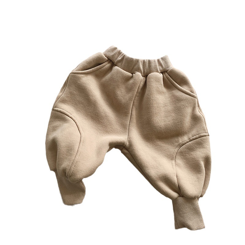 Pantalones Deportivos Térmicos con Felpa para Niños de Algodón para Otoño e Invierno image 7