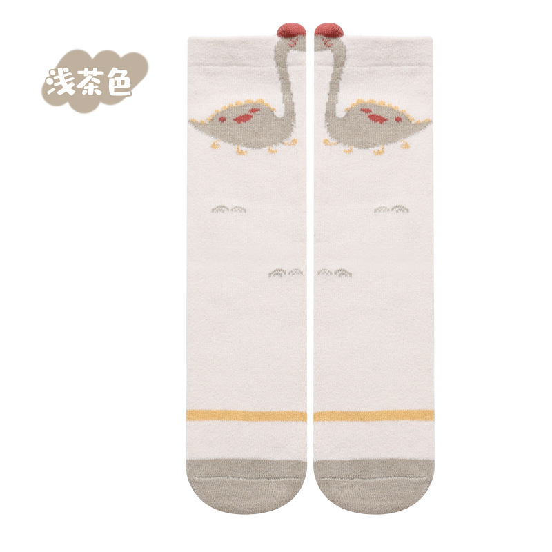 Calcetines largos tridimensionales del bebé de los niños del bebé del estilo coreano popular del no-talón sobre-la-rodilla Calcetines