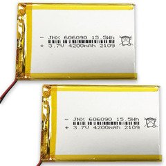 Polymer lithium battery 606090 mobile power supply 4000mah solar street light power bank 3.7v lithium battery