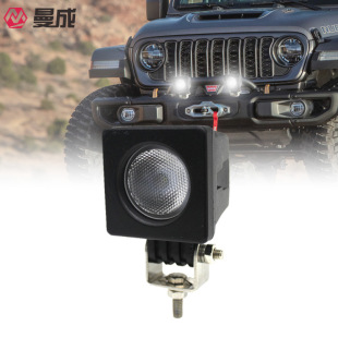 Factory car 10W square 2 inch led waterproof work spotlight motorcycle electric car modified spotlight wholesale