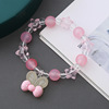 Cartoon beaded bracelet for elementary school students, strawberry, wholesale