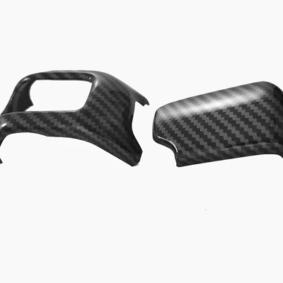 Car interior film Lift Shift Handle Steering Wheel Carbon