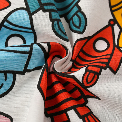 malwee boys' T-shirt summer new style European and American children's fashionable little boy printed short-sleeved children's clothing