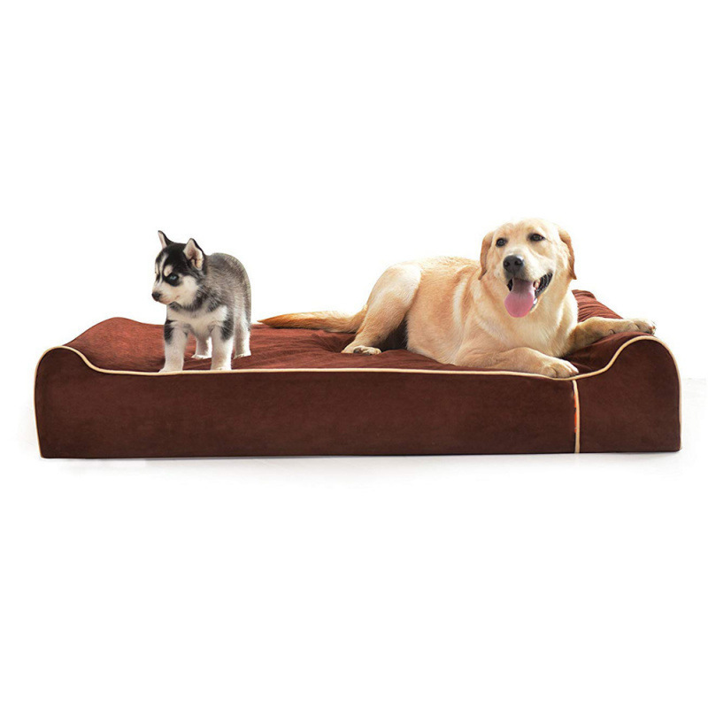 Cross-Border Amazon Square Pet Mattress Made of Memory Foam Material, Large Dog and Cat Bed, Small and Medium-Sized Dog Cushion