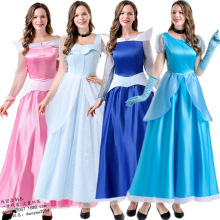 亚马逊万圣节服 灰姑娘茜茜公主爱洛公主裙cos服童话睡美人演出服