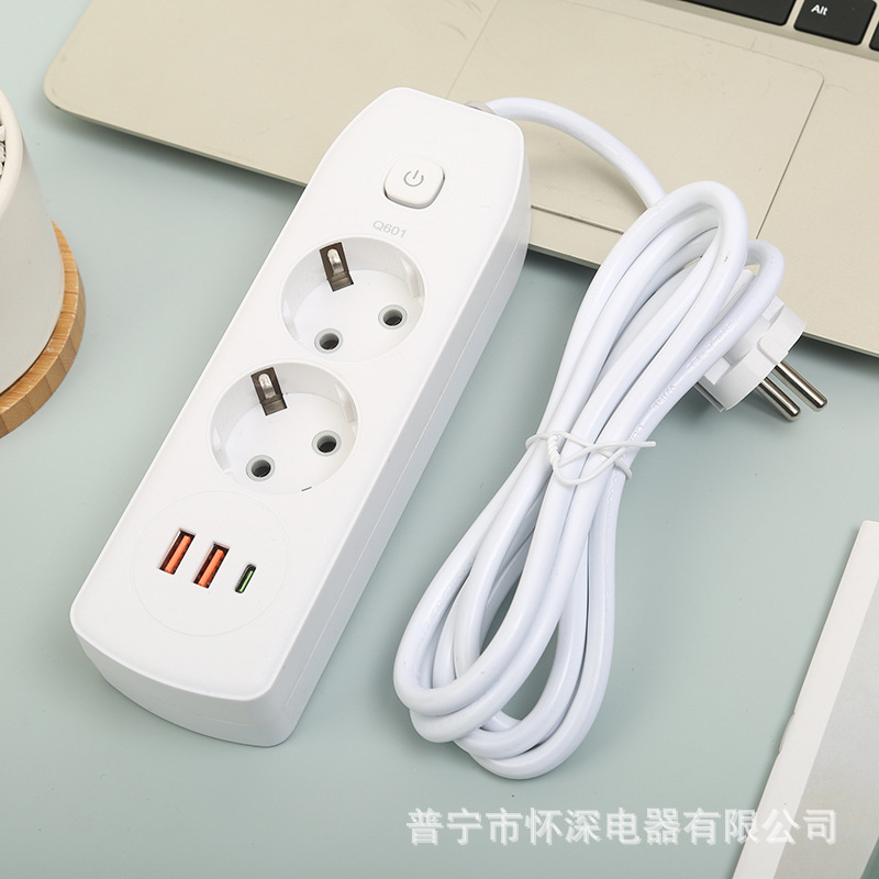 Bloqueo de carga inteligente estándar EUROCON MAX + 5Vdc fuente de alimentación multifuncional enchufe ruso en caja de color europea