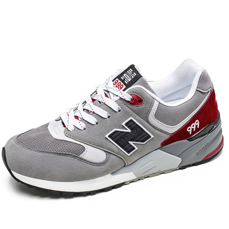 New Balance Men's Shoes Spring and Summer 2025 New Nb Hot Style Super Hot Thick Sole Heightening Retro 45 Large Size 46 Sports Shoes