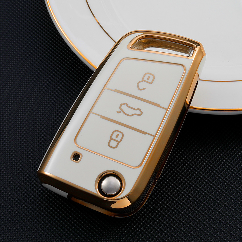 Suitable for Volkswagen key set 17 Passat personalized creative shell buckle high-end 18 all-inclusive new protection Suitable for Volkswagen key set 17 Passat personalized creative shell buckle high-end 18 all-inclusive new protection