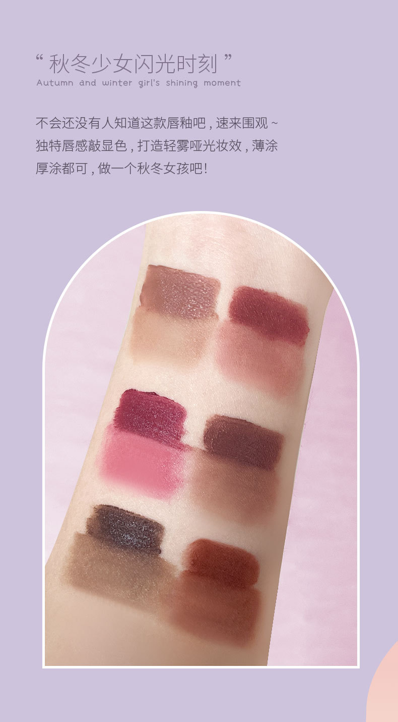 Cross-border kakashow nude lip gloss, European and American style, natural whitening without sticking, matte lip gloss and lip gloss wholesale Application Scenario