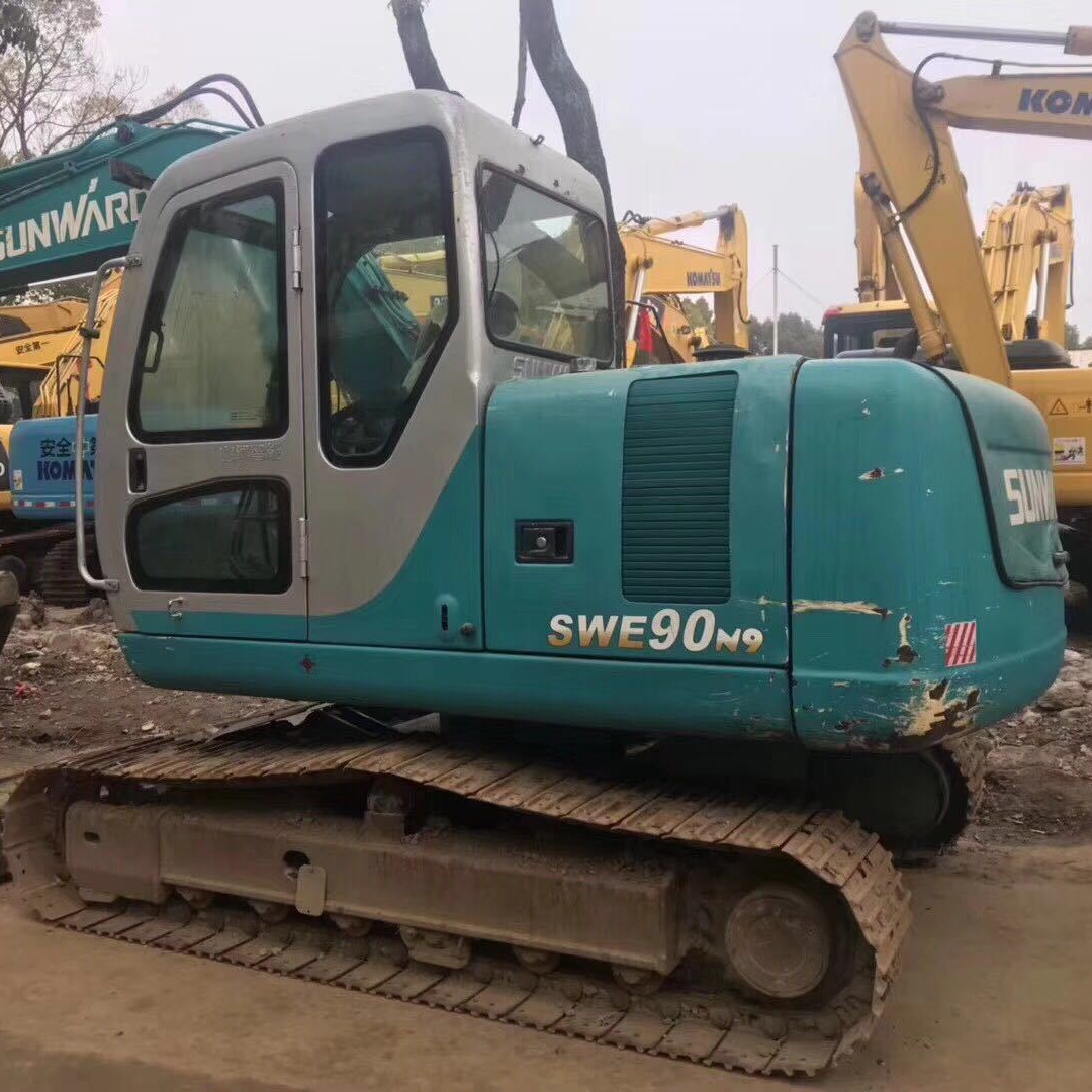 二手90挖掘机  二手山河智能90挖掘机