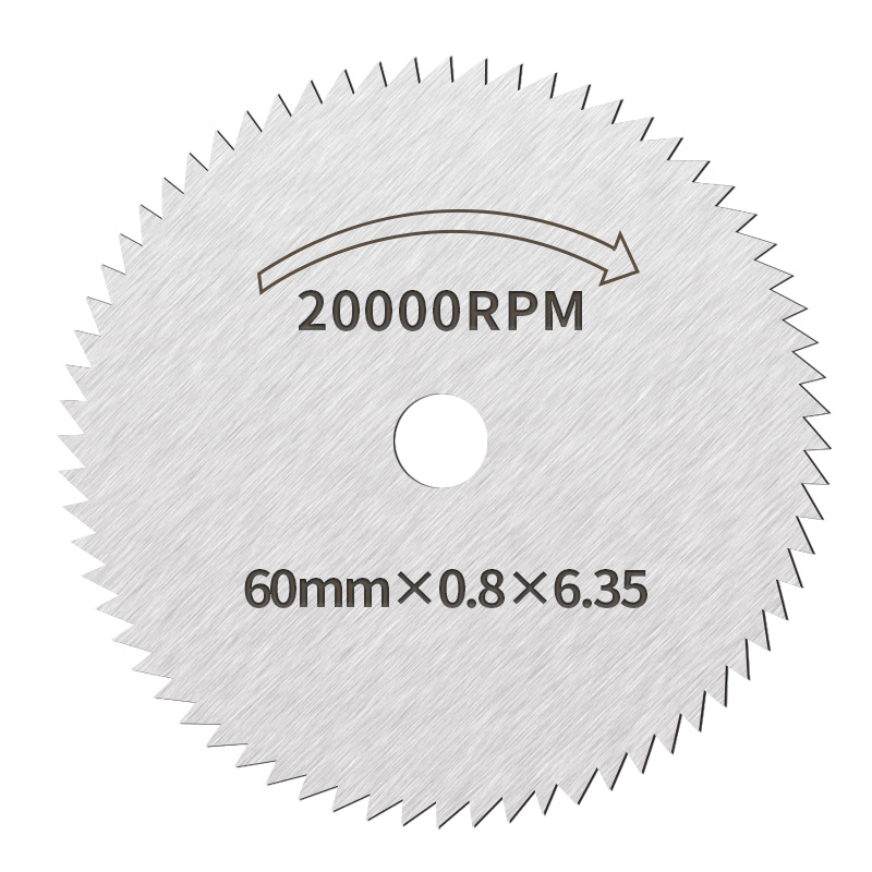 Hoja de sierra pequeña de acero de alta velocidad, madera, aluminio, decoración, hoja de corte, hoja de sierra circular, hoja de sierra de taladro eléctrico de metal para trabajar la madera