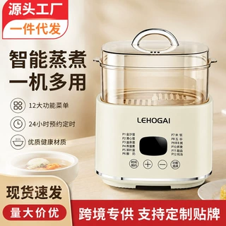 智能电蒸锅煮蛋器家用多功能蒸炖一体小型早餐机电蒸笼恒温电炖锅