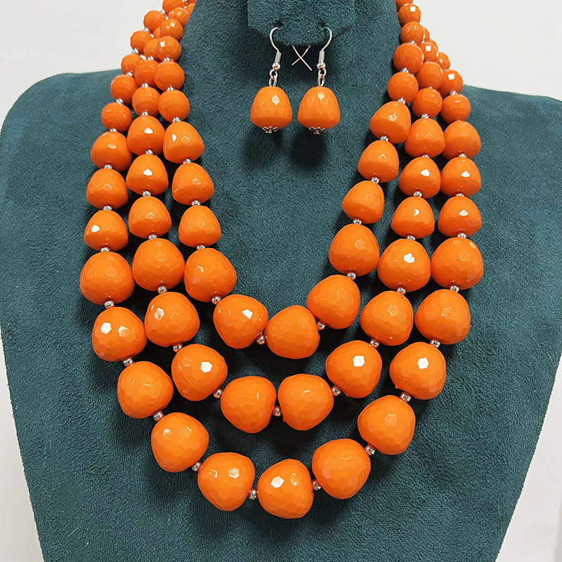 170g Weight Earrings, Necklace Classification 1 Set Quantity Holiday Occasion Acrylic Material Solid Color Pattern Unisex Gender Irregular Design Exaggerated Style Exaggerated Solid Color Arylic Irregular Unisex Earrings Necklace 14