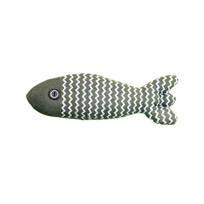 爆発的なシミュレーションミント魚猫玩具は退屈で、神器麻布魚をかむことに強いペット用品をつかむことができる|undefined