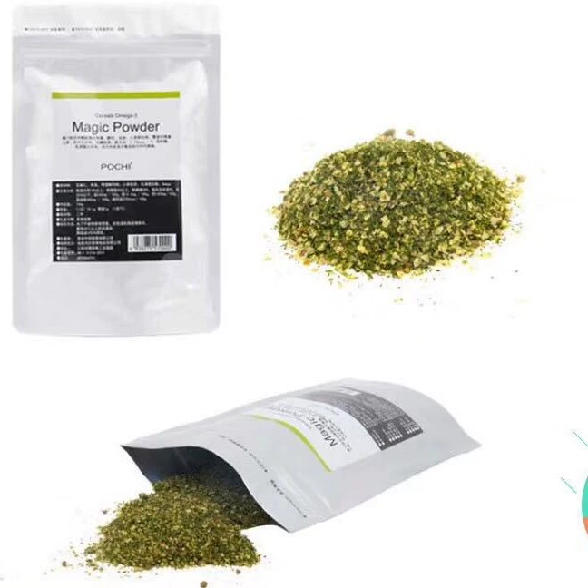 Pochi Magic Powder для домашних собак/кошек Красивая пудра для волос из морских водорослей порошок волосы лопнувшие волосы черный нос