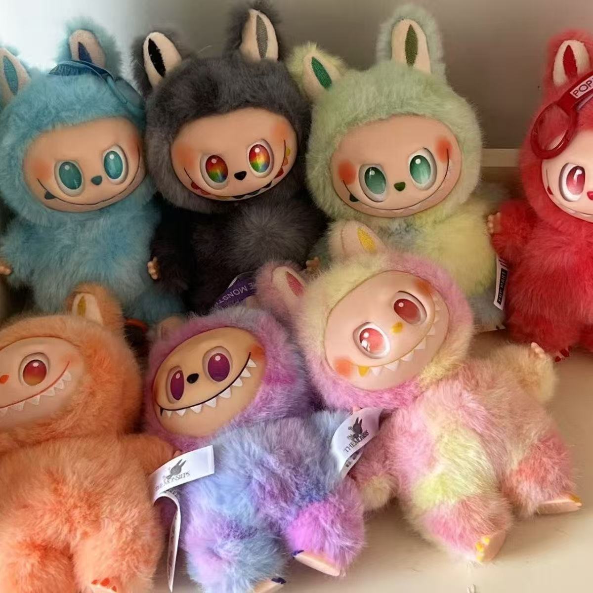 现货秒发拉布布三代前方高能系列挂包配件搪胶毛绒公仔玩具爆款