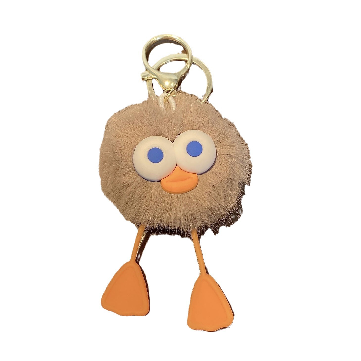 Personalidad extraña imitación de visón muñeca de peluche pareja encantadora bolsos bolsos accesorios exquisitos pequeños regalos