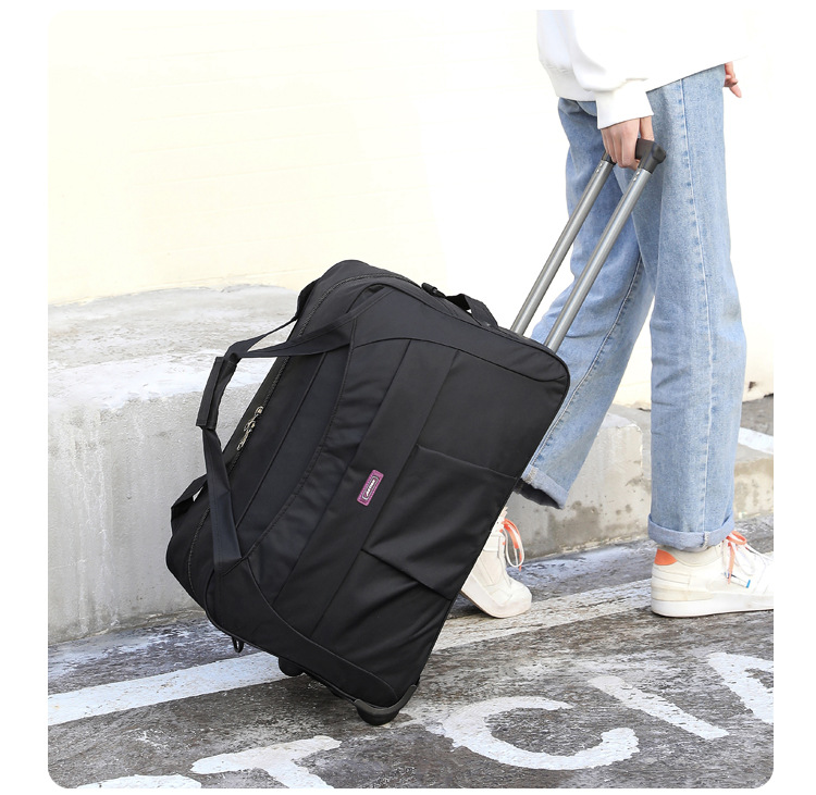 Borsa da viaggio pieghevole in tessuto con tirante, antispruzzo, resistente all'usura, universale per uomo e donna, per esterni_voghion.com