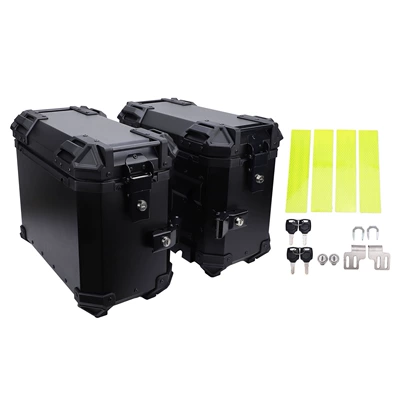 Motorcycle trunk – Tail Box - 28l-side-boxall-black