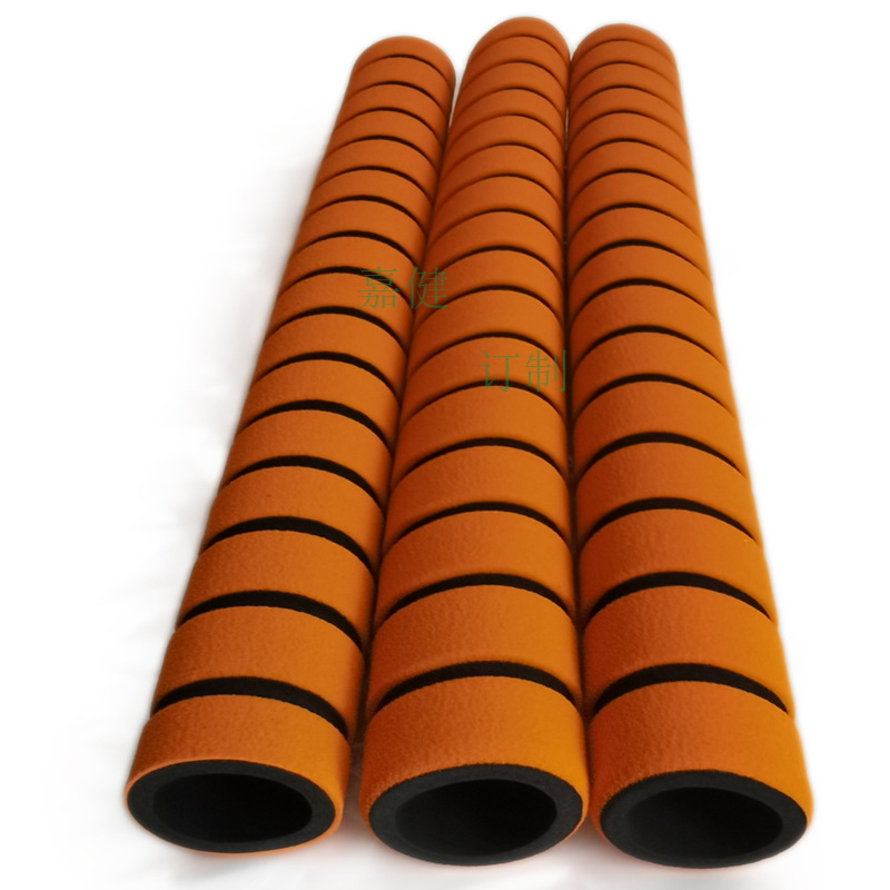 耐磨nbr橡塑发泡管套 杠铃杆泡棉手把套单杆引体向上海绵手柄握把