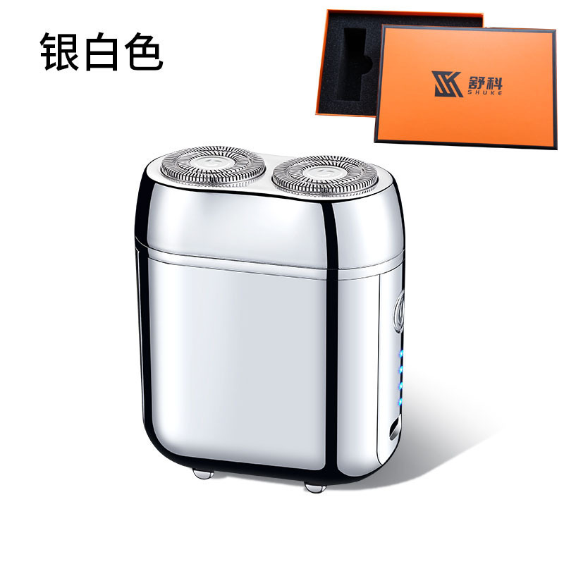 SQ5027 磁気電気シェーバー吊り下げダブルヘッド USB 充電長持ち商用屋外ポータブルシェービング|undefined