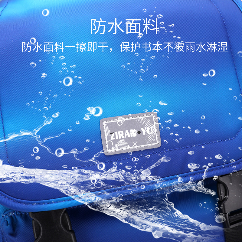 Estudiante de escuela secundaria de estilo coreano hombres y mujeres subiendo escaleras Schoolbag impresión estudiante de escuela primaria trolley grado 2, 3, 4, 5, 6