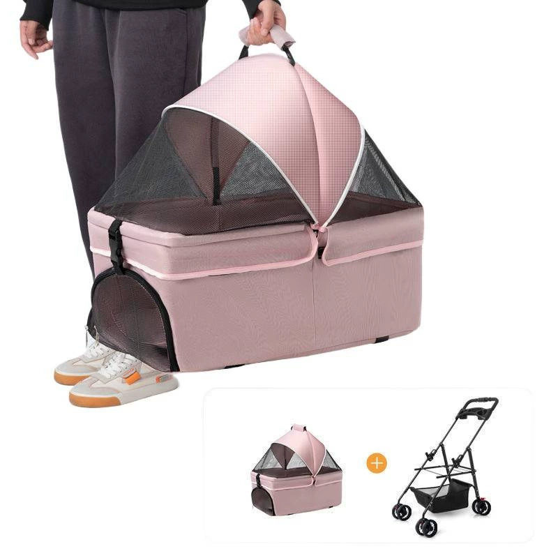 Foldable cart to go out, pet, cat