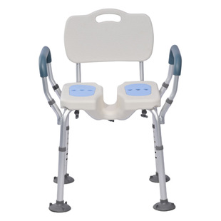 Kangxing Manufacturer Direct Sales Aluminum Alloy Bath Chair Shower Chair Bathroom Toilet Shower Chair Bath Chair Stool Rust-Proof