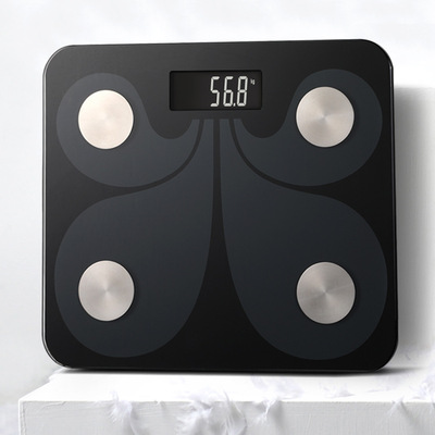 厂家批发无线APP蓝牙秤人体通用方形称重电子秤多功能体脂秤|ms