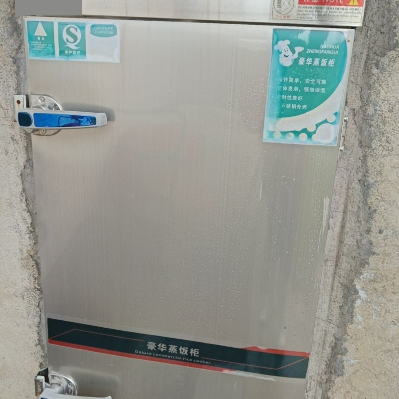 Puerta abierta delantera y trasera puerta abierta doble gabinete de transferencia para granja de comidas de vapor de granja de cerdos desinfección de alta temperatura gabinete de arroz al vapor caja de vapor