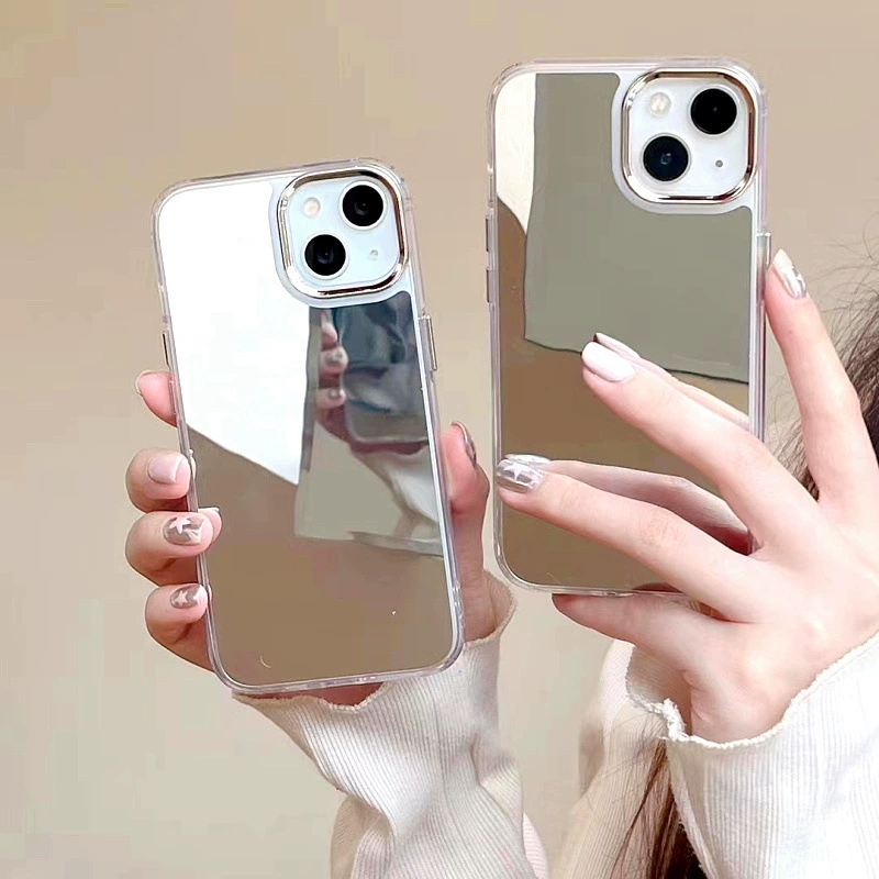 Apple, совместимый iPhone 16, iPhone15 Pro, чехол для телефона, iPhone, эффект зеркала, защита от падения
