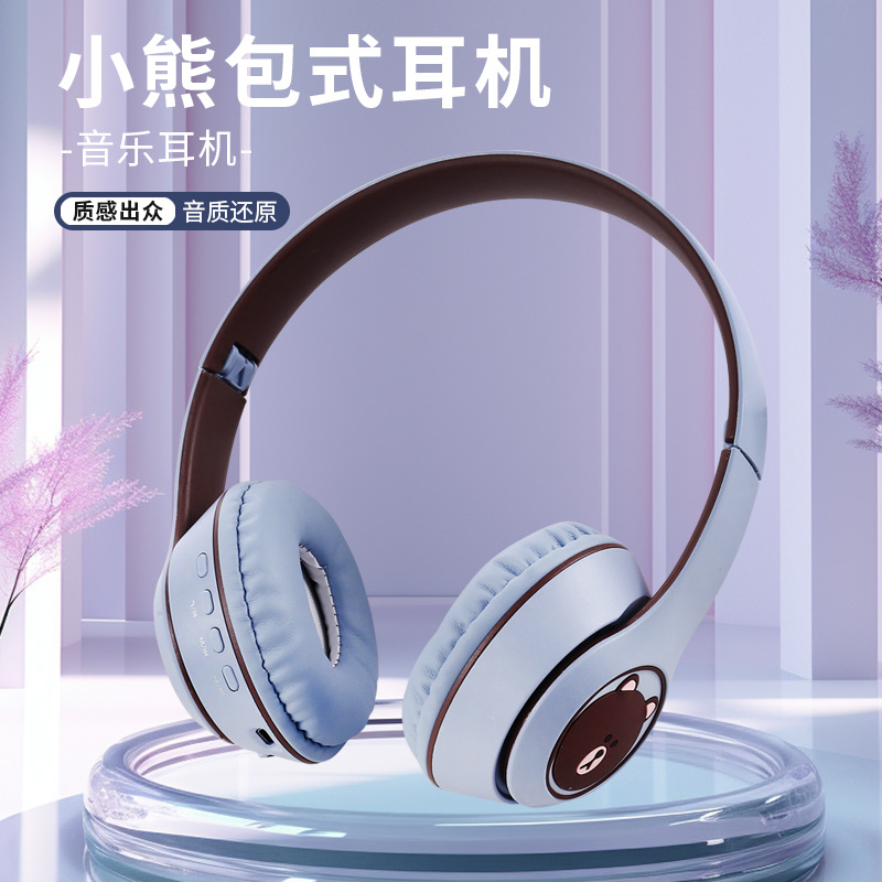 跨境新款MZ002 头戴式蓝牙耳机无线运动折叠重低音耳机厂家直销