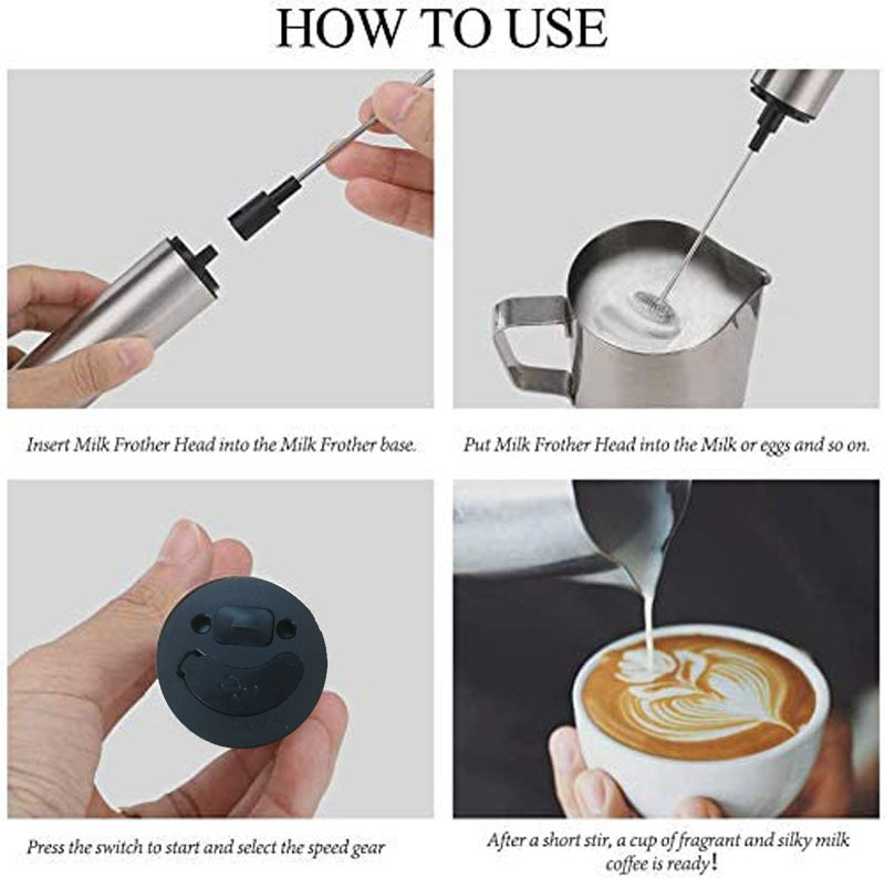 coffee handheld electric mixing stick for home use