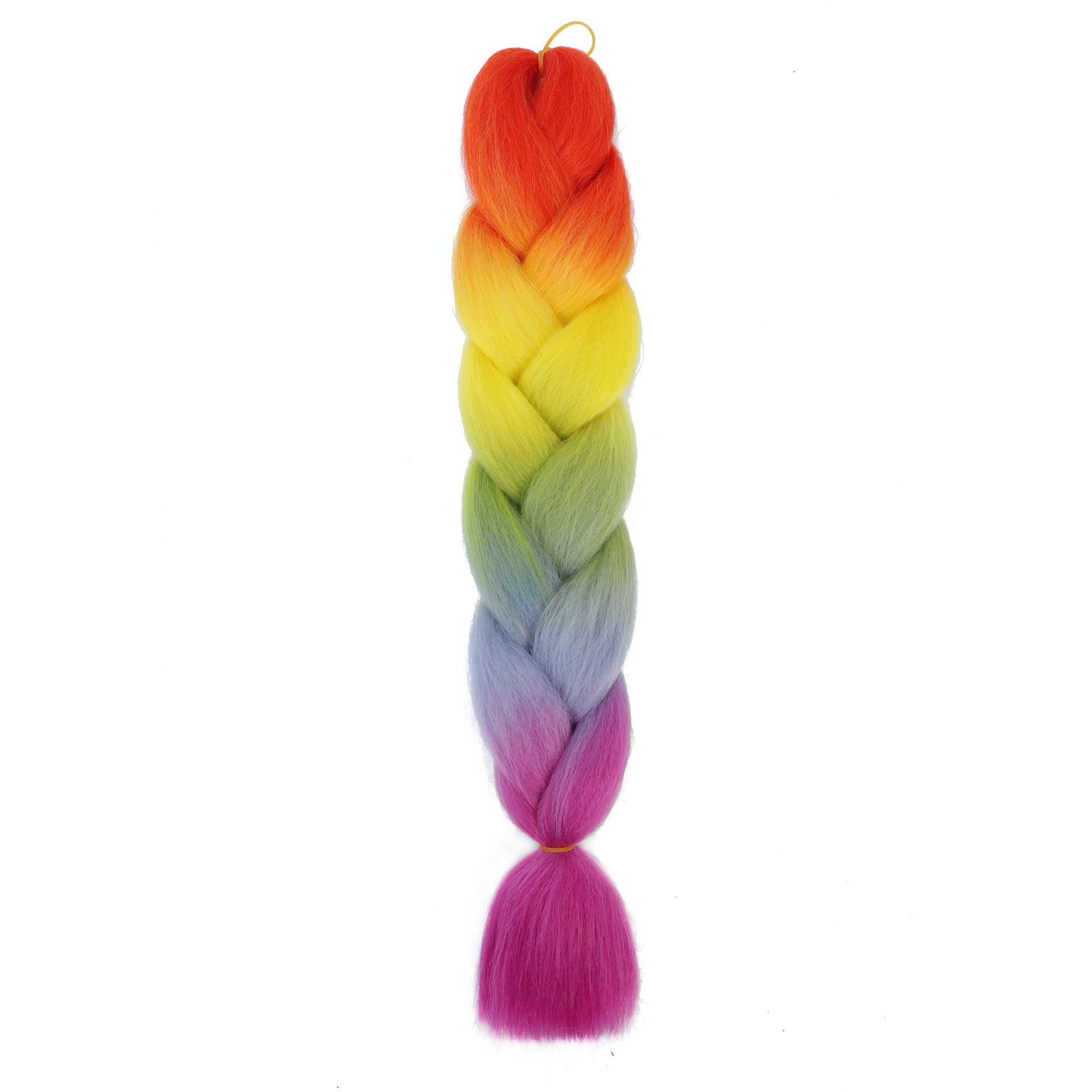 Trenza africana de colores para extensiones
