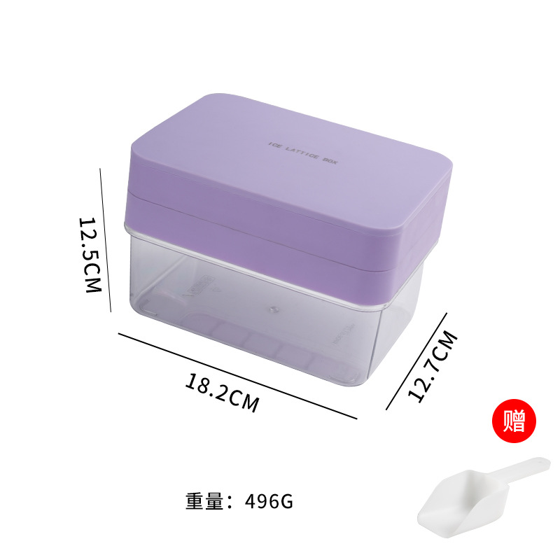 Grille de hielo molde de hielo prensado silicona hockey hielo caja de hielo de plástico refrigerador congelación caja de hielo especial transfronteriza grille de hielo