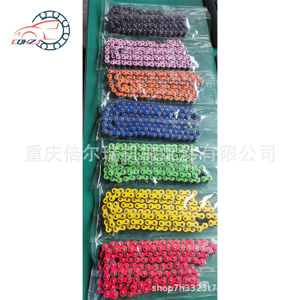 Cadena de Transmisión de Color para Motocicleta 428H 132L