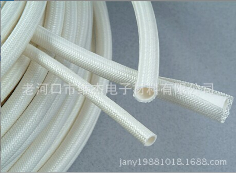 实体厂家内胶外纤套管  白色内胶外纤双层管 可免费提供