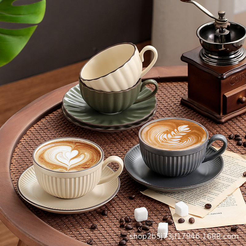 Japanese retro high quality coffee matte set