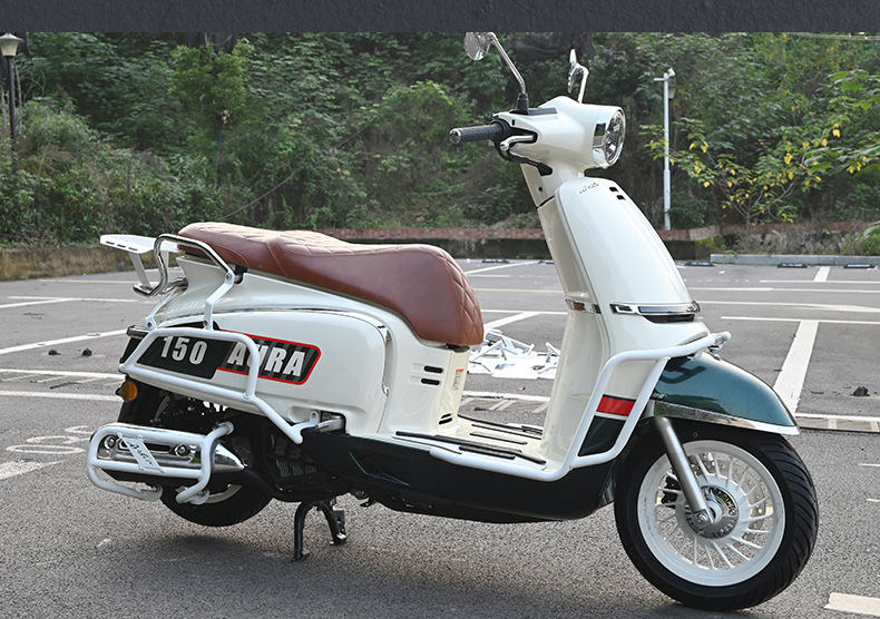 Suitable for Chunfeng Aura150 Front and Rear Exhaust Bumpers, Full Surround Guard Bars, Folding Backrest, Anti-Fall Modification