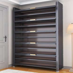 Steel Shoe Cabinet for Home Entrance, Popular Large-Capacity Flip-Up Door Storage Cabinet, Dustproof Multi-Layer Shoe Rack for Entryway