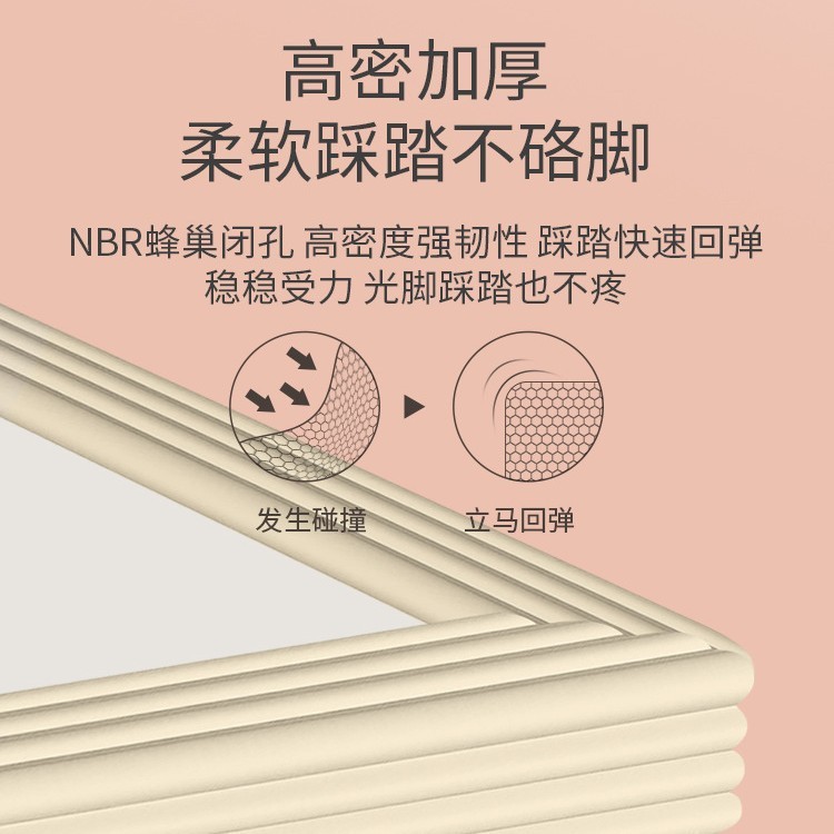 宿舍防撞条楼梯脚踏垫防滑海绵贴柔软梯子软包垫上下铺防硌脚直角|undefined