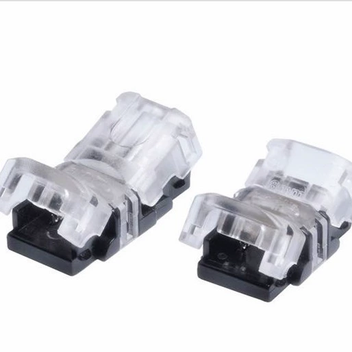 Бегемот Пряжка 5050 светодиодная полоса разъем 10 мм голая пластина монохромная световая полоса без пайки без пилинга Быстрый разъем