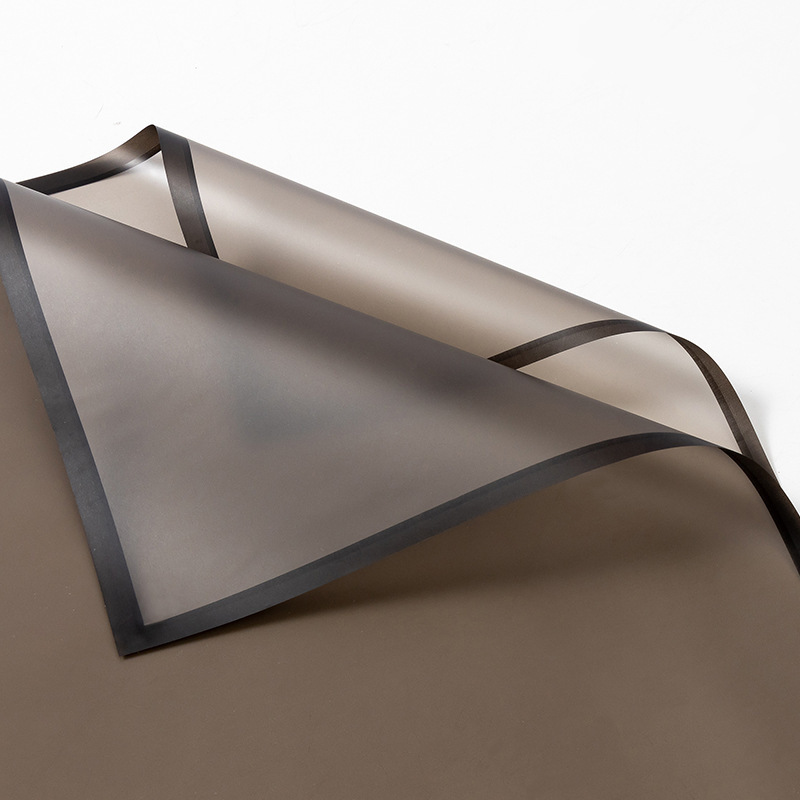 Papel de Envolver Rosa Estilo Coreano Plástico BOPP Impermeable para Ramo de Flores