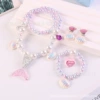 2# pink fish tail 5-piece set [transparent bag]